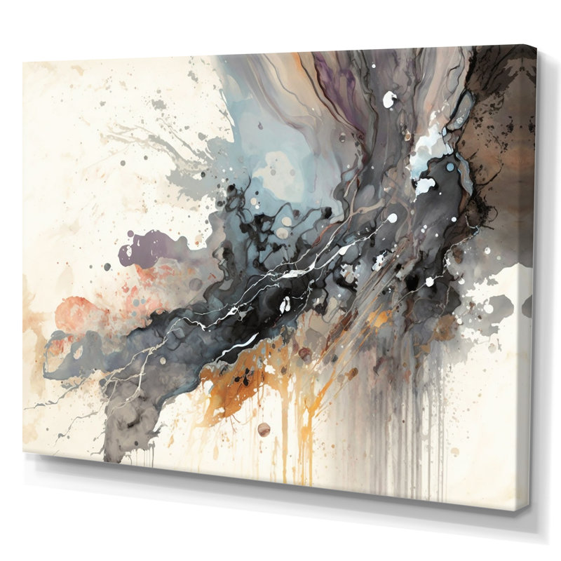 «Jazz Rhythms In Shades Of Grey II», reproduction sur toile, H 30 po x l 40 po x P 1,5 po, Toile tendue