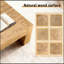 Table basse en bois massif avec texture naturelle pour une utilisation nordique ou wabi-sabi pratique-997441584