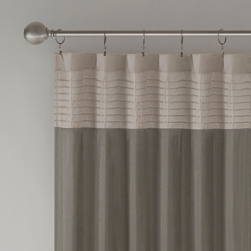 Sophisticated Polyoni Pintuck Curtain Panel