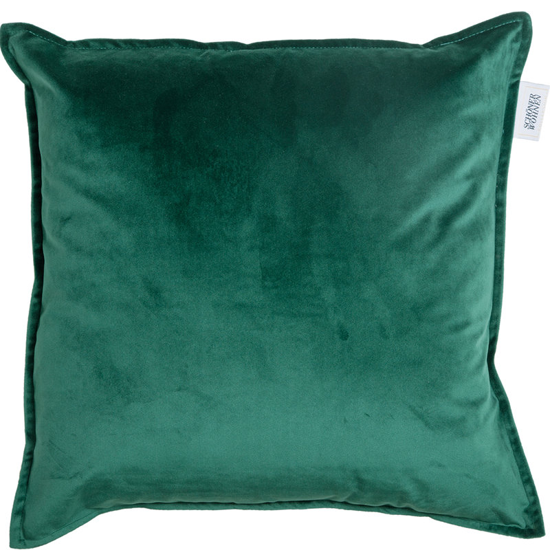 Dolce Square Throw Pillow Cover, Green