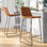Liekele Upholstered Modern Dining Stools