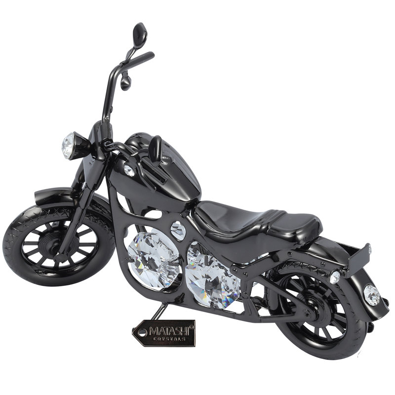 Sculpture de moto en bronze