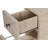 Valerian Modern Travertine 2-Drawer Bathroom Vanity Cabinet