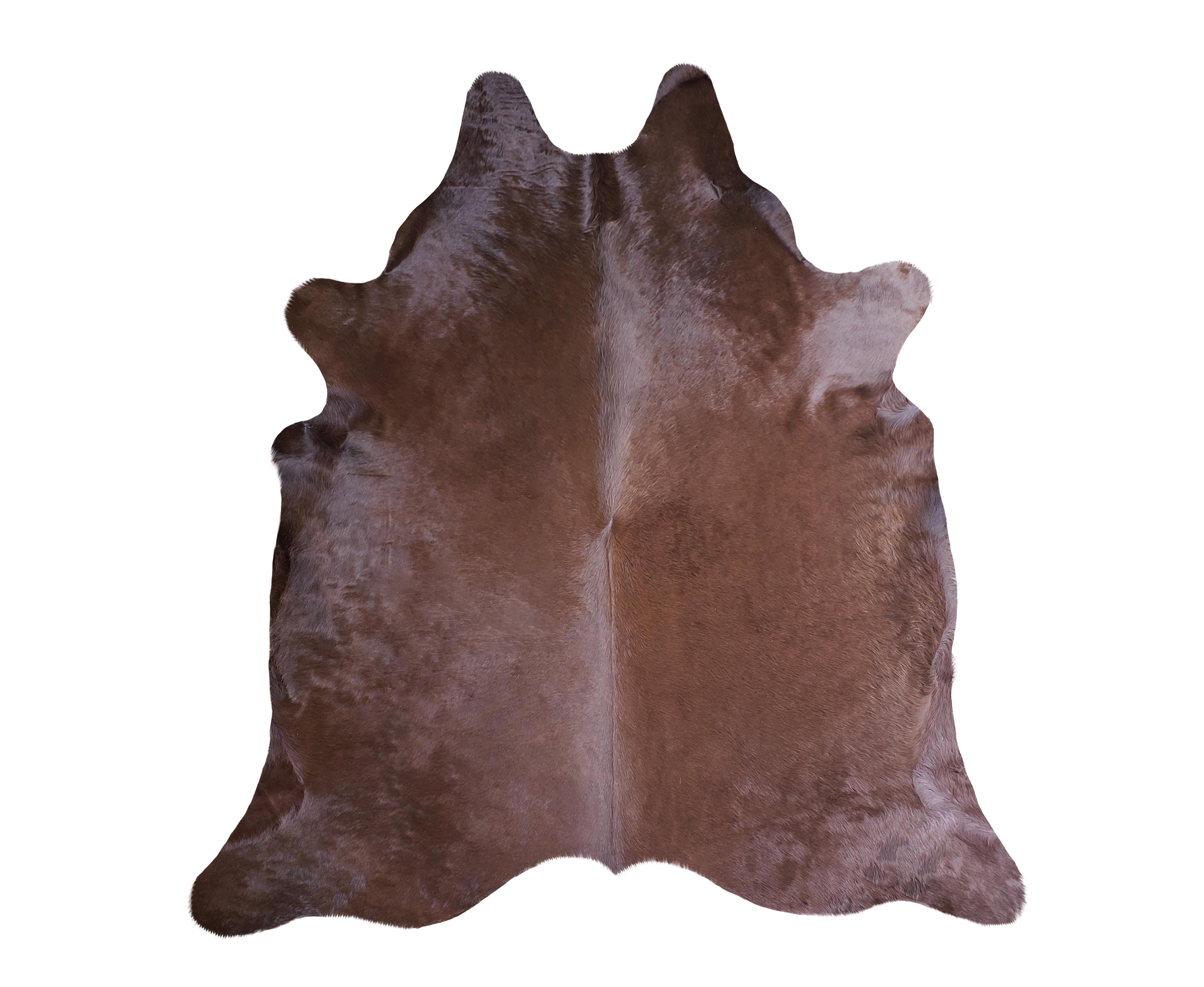 Everly Quinn Handmade Cowhide Brown Area Rug | Wayfair
