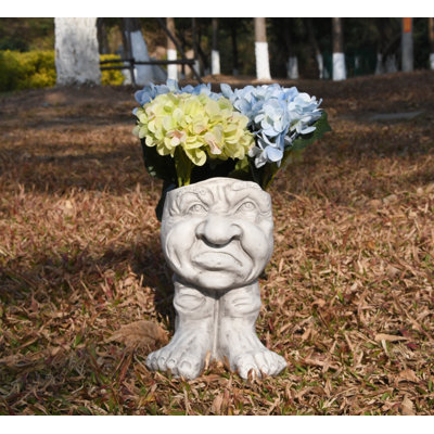 Laughing Greenery: Sprout Smiles with Our Hilarious Funny Man Pot à fleurs