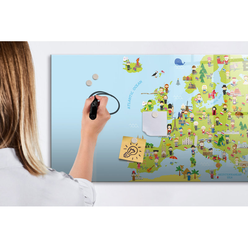 Magnetic Glass Dry Erase Board