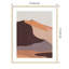 Desert Dunes II By Annie Warren Wood Framed Wall Art Print-91292147-91292143
