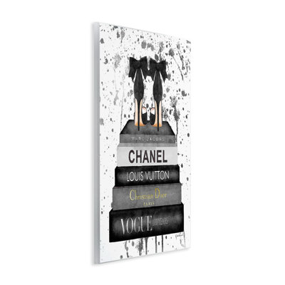 «Glam Fashion», art mural sur plaque Heels par Amanda Greenwood