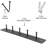 Metal Wall Organizer with Key Hooks