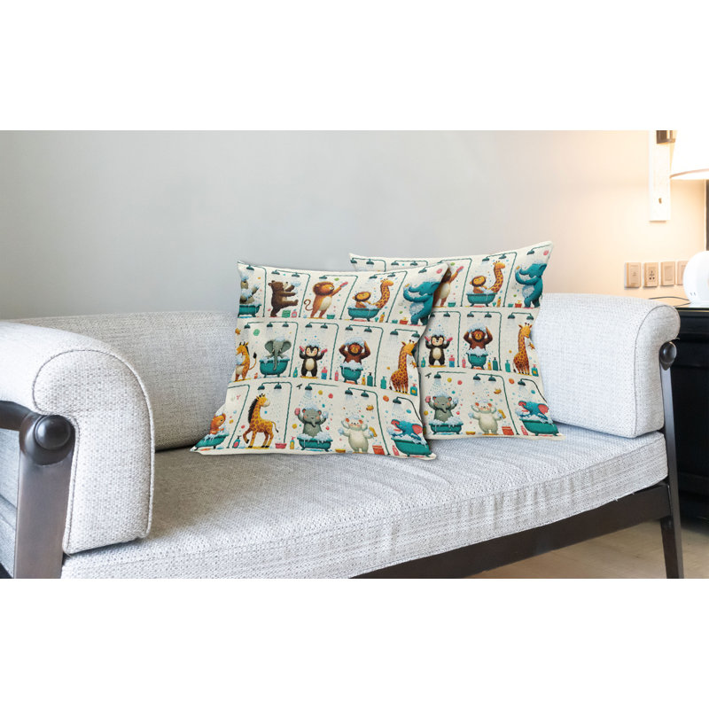 Fabric Reversible Throw Pillow