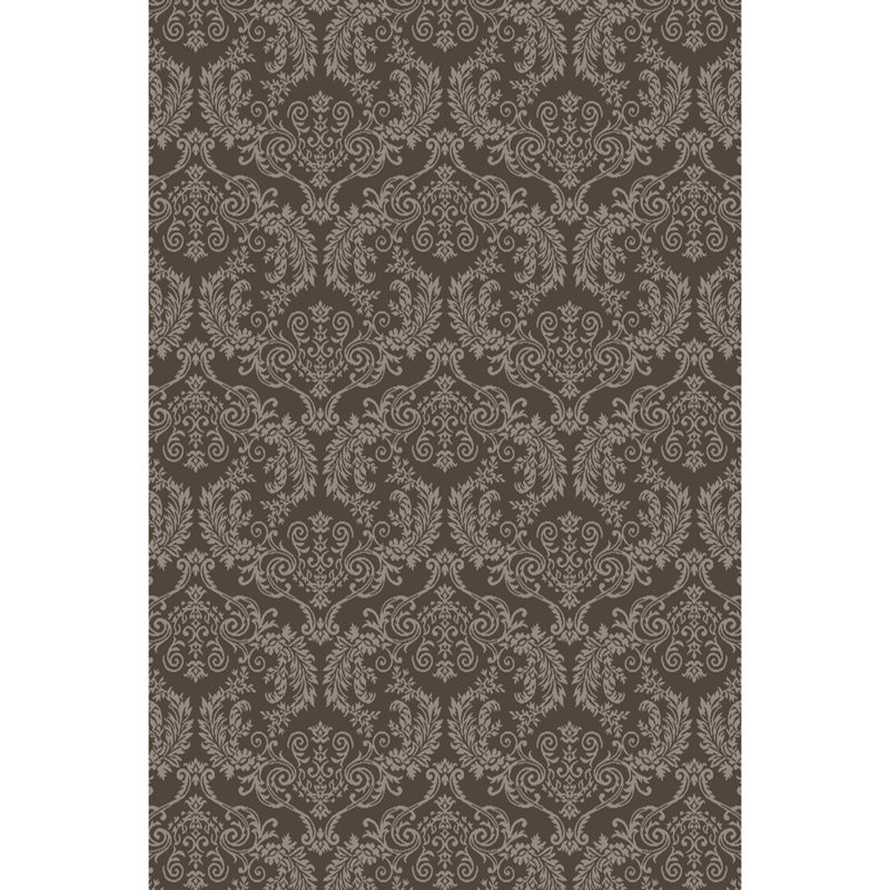 Barratt Damask Indoor Rug, Rectangle 4' x 6'