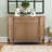 American-style curved dining cabinet