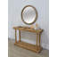 Miroir rond en rotin 31,9 po