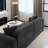 Ultra-Cozy 90'' Bouclé Sofa with Deep Seating – Stain Resistant, Modern Cloud Style Couch for Living Room / Bedroom / Apartment-239386725