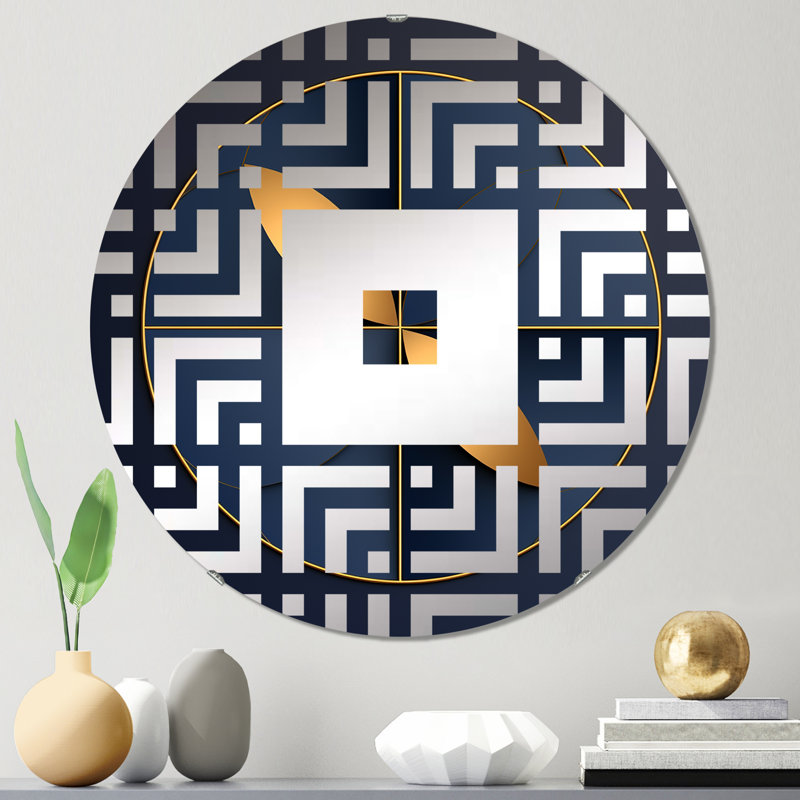 Howle - Miroir mural carré, 23,6 po x 23,6 po