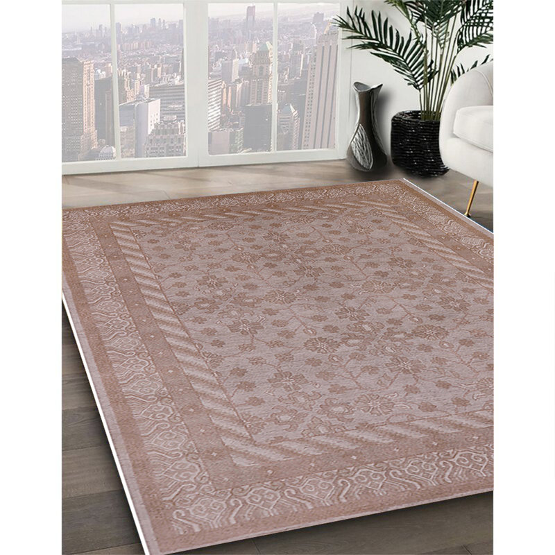 Tapis brun à motif oriental, Rectangle 8 pi x 12 pi