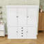Garde-manger en bois avec tiroirs, tablettes et portes-1085304110