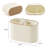 PU Leather Pen Holder with Dual Compartments