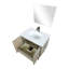Rustique 30 po L x P 20 po pour salle de bain, comptoir en quartz blanc, robinet en métal et miroir de salle de bain 28 avec miroir-1700543908