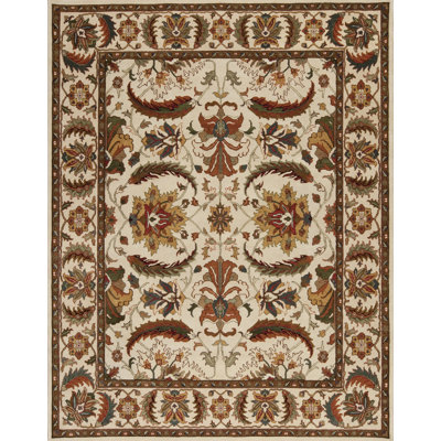 Mahal Hand Knotted Wool Area Rug