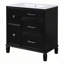 Meuble-lavabo 30 po avec lavabo en céramique-615823024