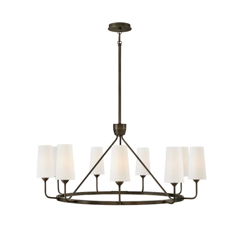 Ardea 9 - Light Dimmable Chandelier, Black Oxide