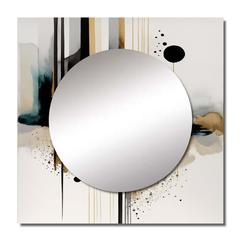 Issobelle - Miroir animaux carré pour décoration murale, 29 po x 29 po