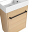 Floating Wall-Mounted Bathroom Vanity with Ceramic Sink