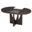 Ensemble de table de salle à manger extensible moderne 5 pièces avec rallonge amovible de 16,2 pouces pour les petits espaces-119742356-119742355