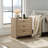 Ashvir Rattan 3-Drawer Nightstand With Built-In Outlets-436760579