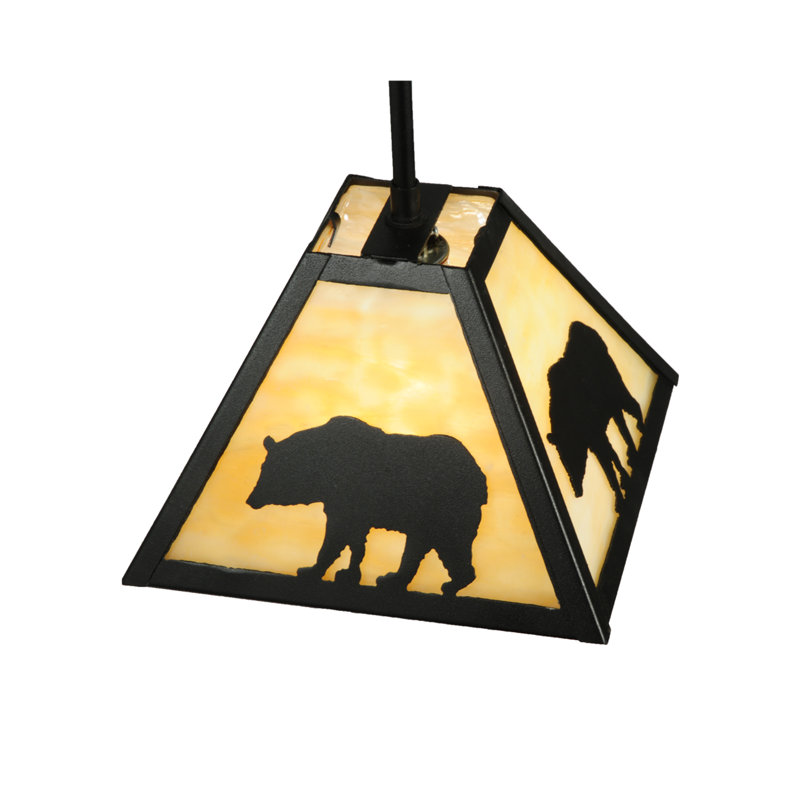 Rustic Lodge 1 - Light Pendant, 38.5" H x 12" W x 12" D