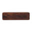 Console flottante en bois noyer californien à 2 tiroirs, brun