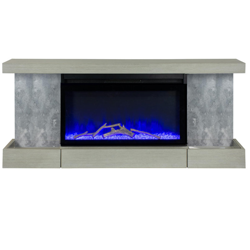 ActiveFlame 48 " W Electric Fireplace Insert with BTU 5000