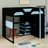 Wood Loft Bed With Desk, Multi Storage Shelves And USB-271513092