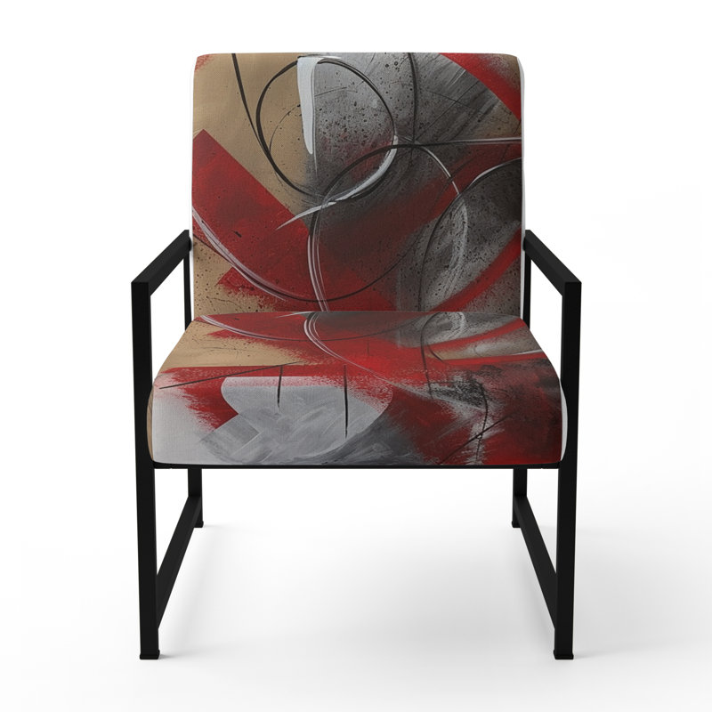 Fauteuil d'appoint Curci - Fractals, Noir, noir, noir, noir
