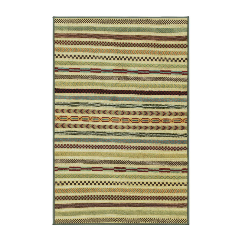 Abstract Indoor Rug, Rectangle 2' x 3'