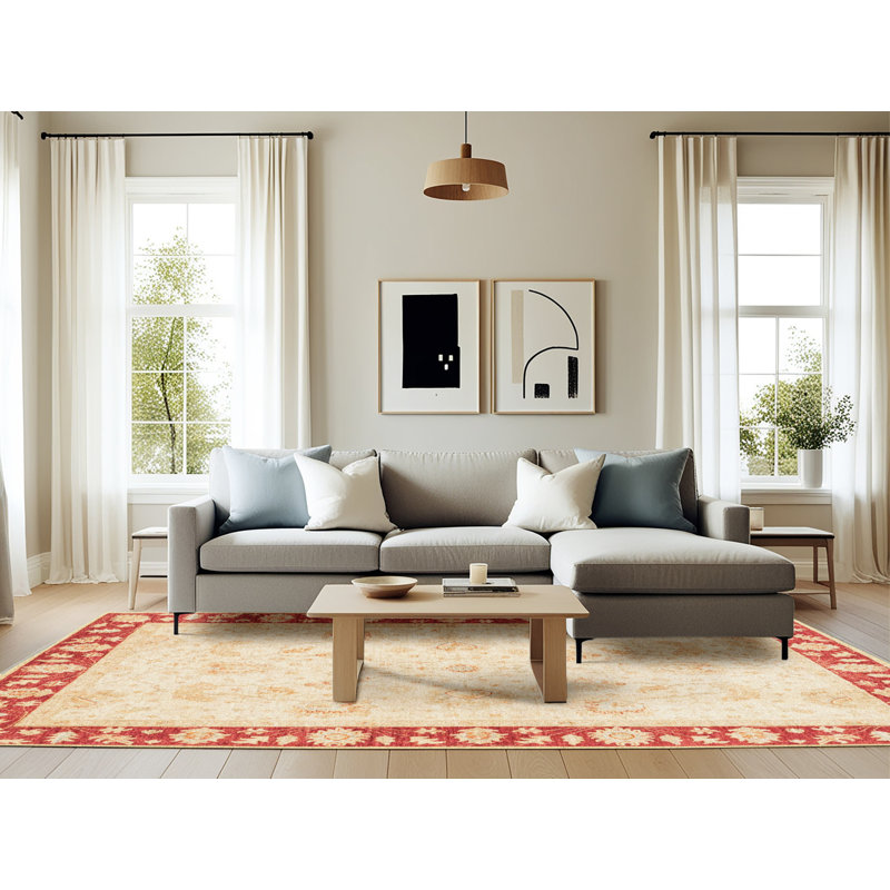 Tapis abstrait moderne 3427, Rectangle 6 pi x 9 pi