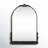 Canoby Metal Arch Mirror with Shelves-228797019