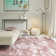 Makaila Silky Shaggy Pink Area Rug
