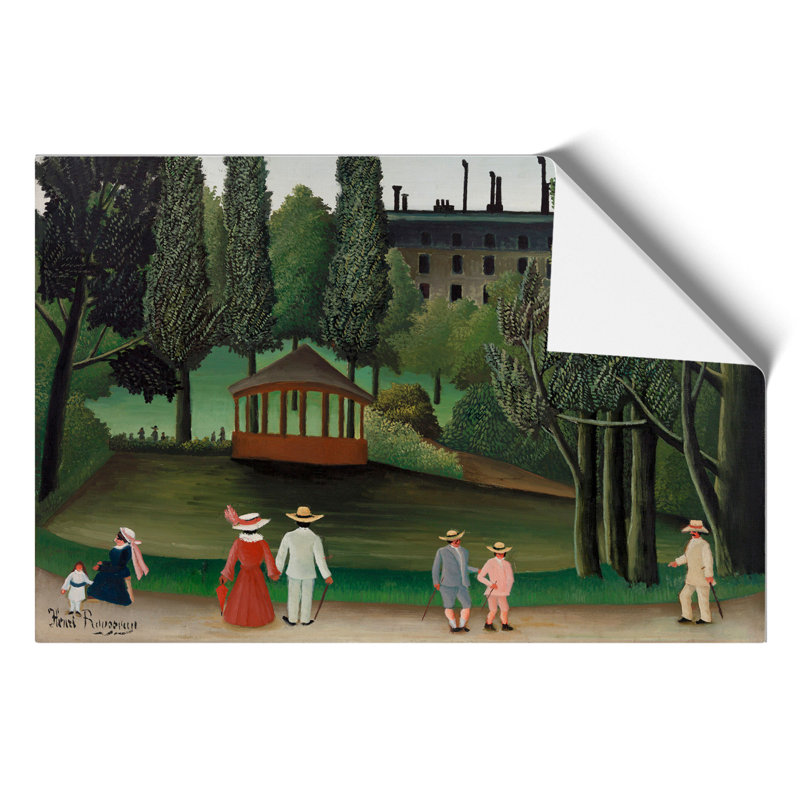 View of Montsouris Park by Henri Rousseau - Frameless Print, 42cm H x 59cm W x 0.1cm D