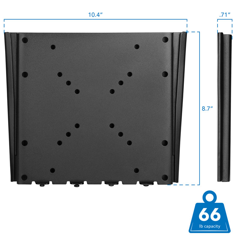 Low Profile Fixed Wall Mount for 28"-32" Screens