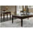 Espresso Coffee Table with Turned Legs