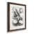 Papier, cadre noyer