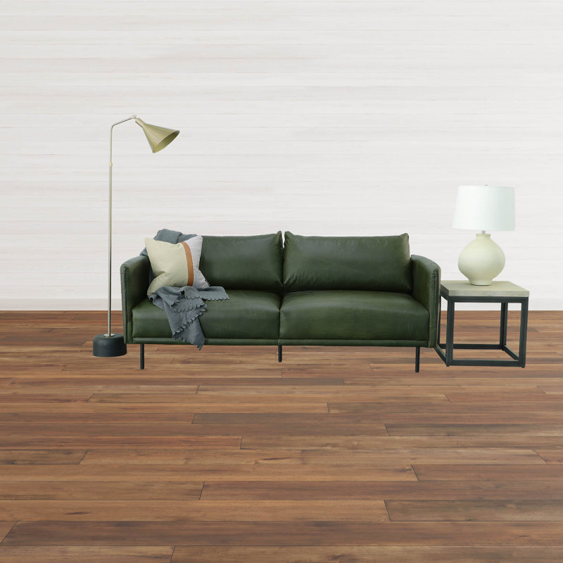 Table de bout à piédestal en bois massif