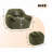 Faux Fur Bean Bag Chair With Ottoman-116702487