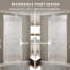 Porte de douche pivotante en verre sans cadre-87099481-129687865