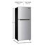 Magic Chef 10,1 pieds cubes Réfrigérateur avec congélateur supérieur en acier platine-106275094