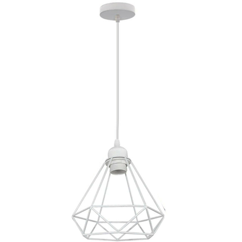 Schuler 1 - Light White Geometric Pendant