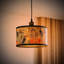 Anif Bamboo Drum Lamp Shade ( Slip-On )-2082417344