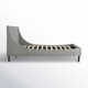 Helaina Upholstered Wingback Bed